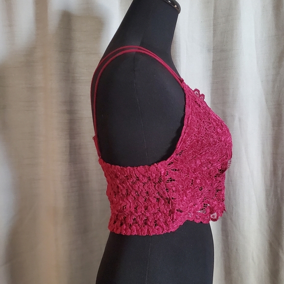 HP🎉Free People Celine Bralette in Mulberry - Picture 3 of 4